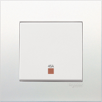KB31DR45N_WE Công tắc đơn 2 cực 45A có đèn Led Vivace màu trắng